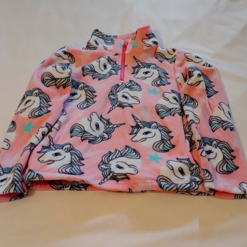 Children's Place Girl's Fleece Half-zip  Pullover